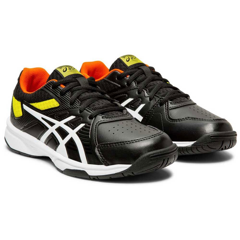 ASICS Court Slide GS Junior Shoe - Black u0026 White