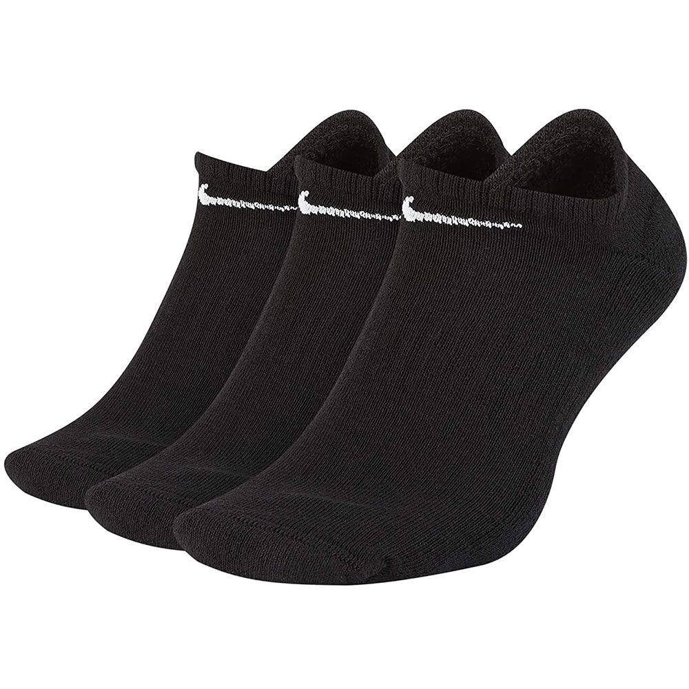 Nike Women s Cushioned No Show Socks Black Set of 3 pairs