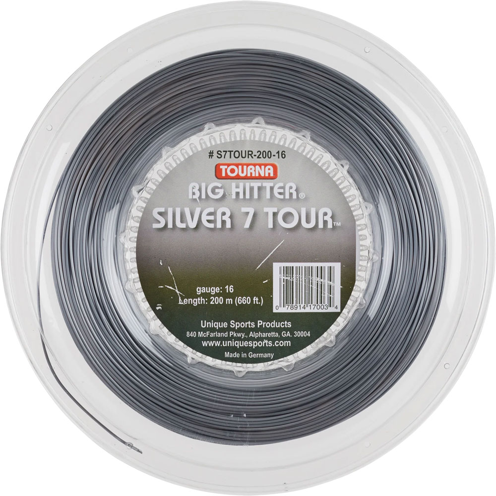 Tourna Big Hitter Silver 7 Tour 16 String Reel (200 m)