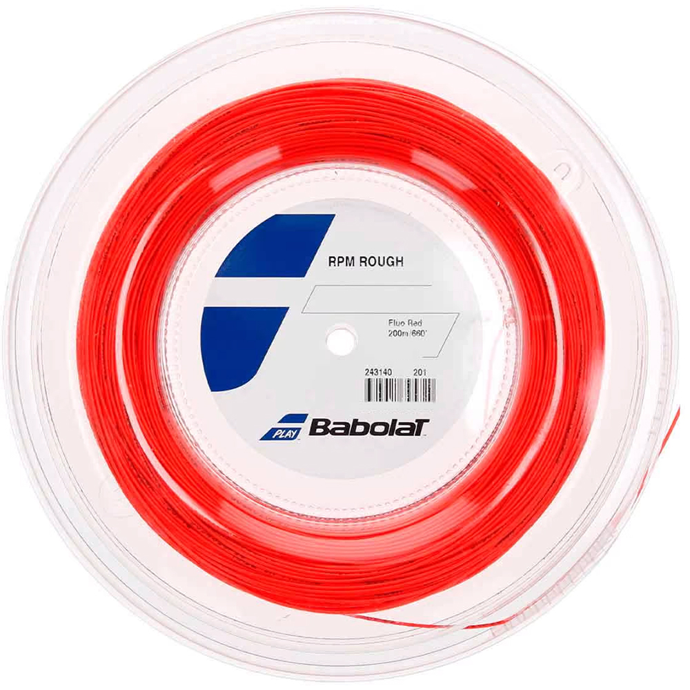 Babolat RPM Rough 17 String Reel 200 m Fluorescent Red