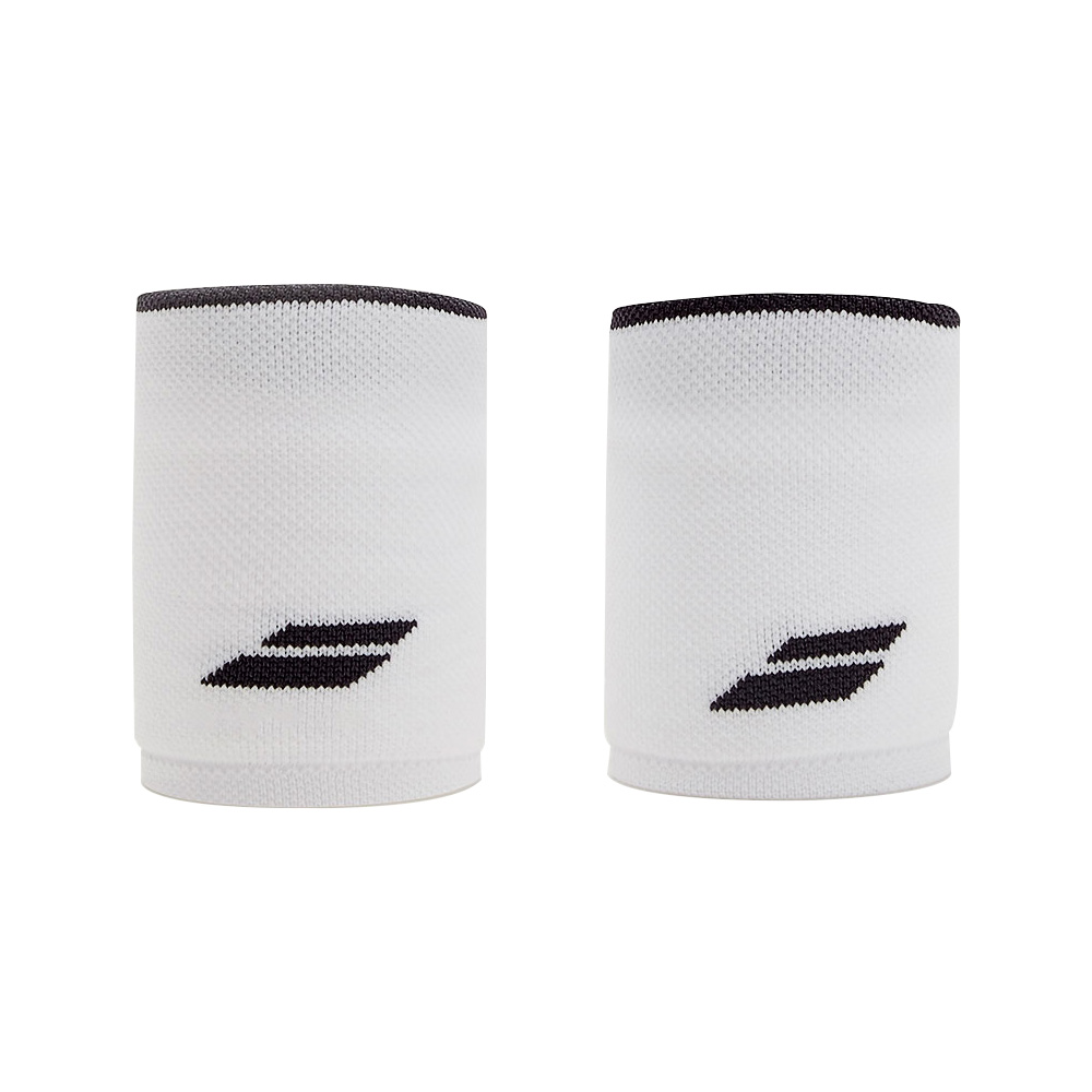 Babolat Logo Jumbo Wristbands White Rabbit