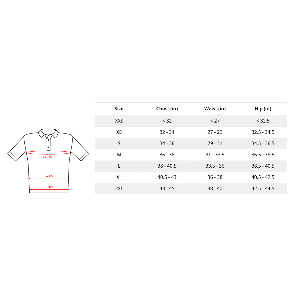 Nike t shirt size chart cm online