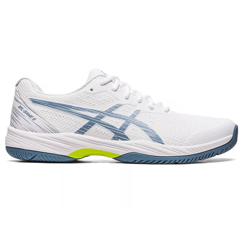 ASICS Gel Game 8 Men s Shoe White Steel Blue