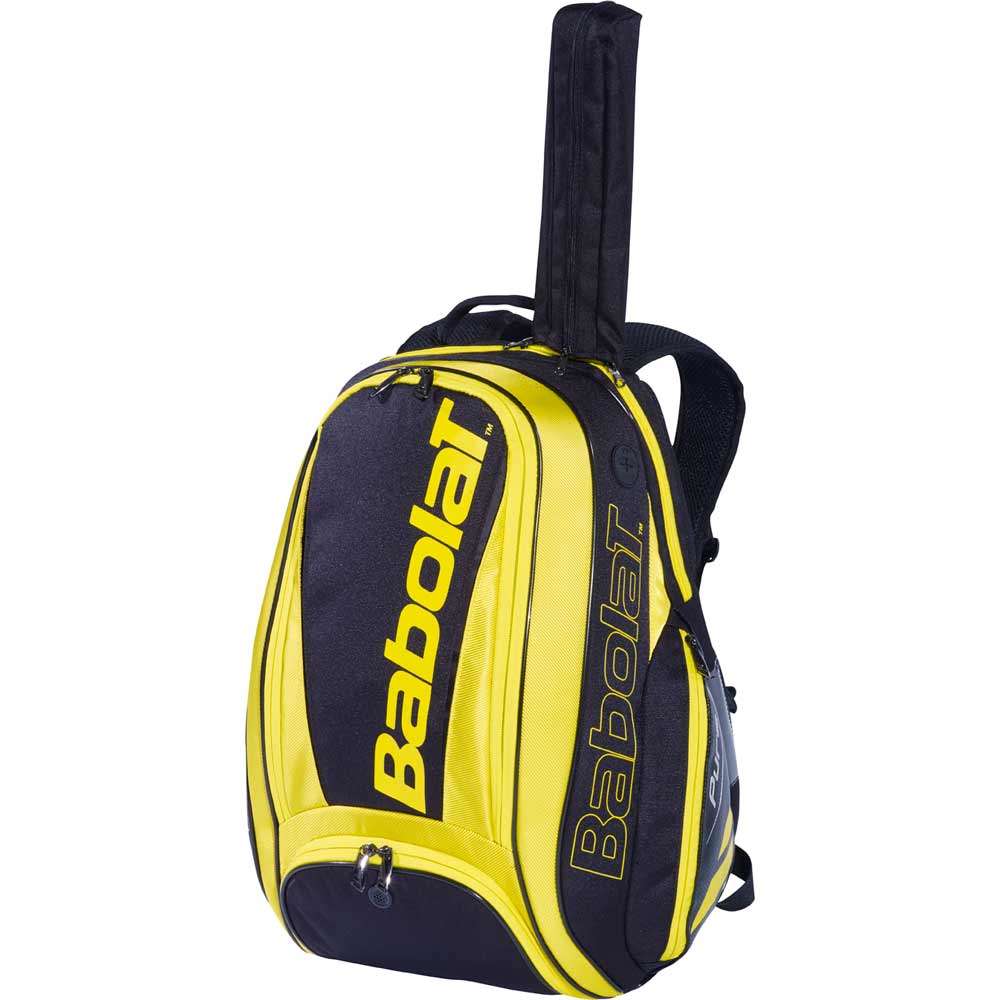 Babolat Pure Aero Backpack Racquet Bag (Black/Yellow) 