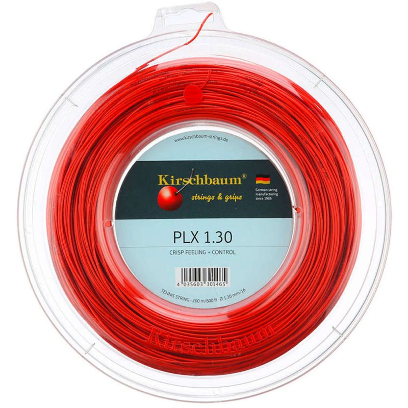 Kirschbaum PLX Red Pro Line X 1.30mm 16 Gauge 200m 660ft Tennis String Reel 