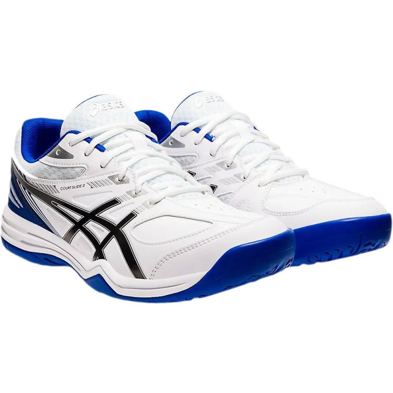 ASICS Court Slide 2 Men s Shoe White ASICS Blue