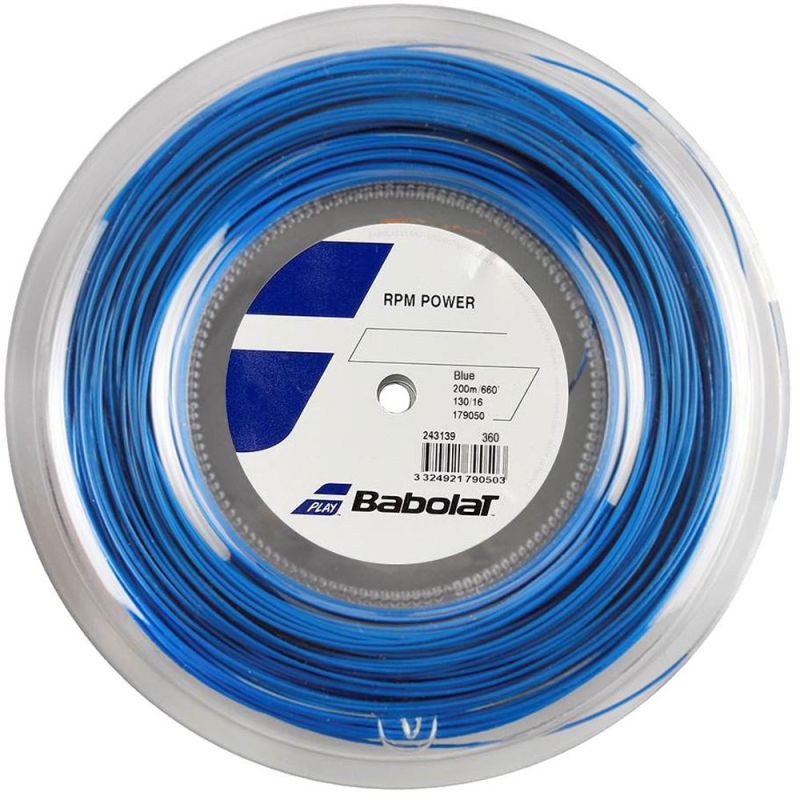 Babolat RPM Power 16 String Reel (200 m) - Electric Blue