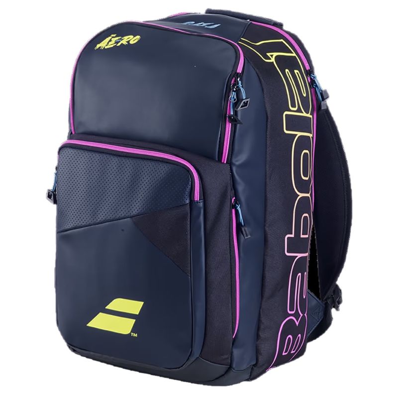 Babolat Pure Aero Rafa Backpack G2 BLUE YELLOW PINK