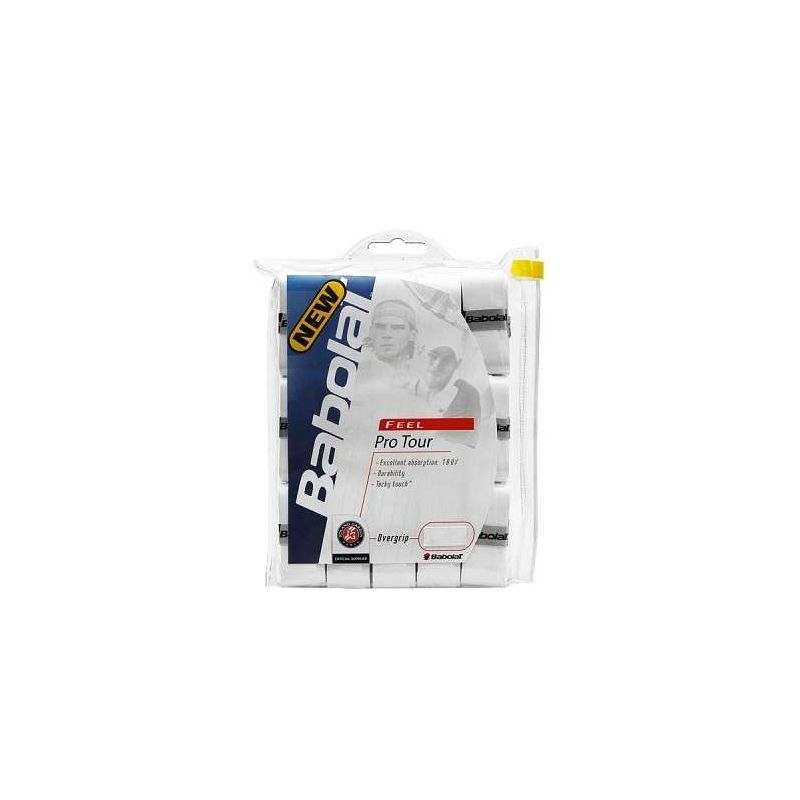 Buy Babolat Pro Tour Overgrip 30 pcs White online at Best Price in India Tennishub.in