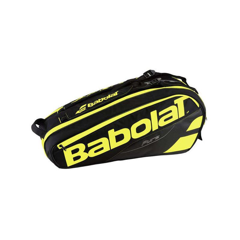 Buy Babolat Pure Line 6 Racquet Bag Black Fluo Yellow online at Best Price in India Tennishub.in