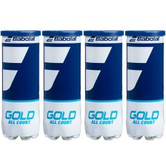 Babolat Gold All Court Balls Dozen (4 Cans)