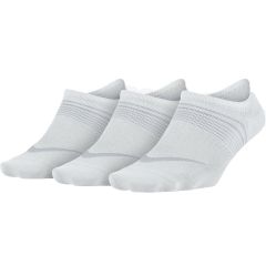 Nike Women's Everyday Plus Lightweight Socks - White (Set of 3 pairs)