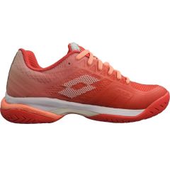 Lotto Mirage 300 II Speed Women’s Shoe - Red Flou & All White