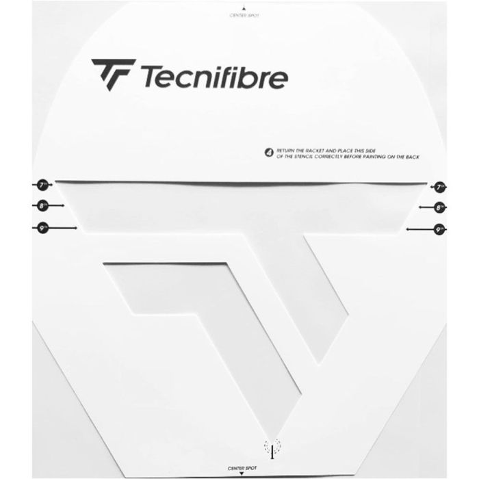 Tecnifibre Stencil Logo - White - 1