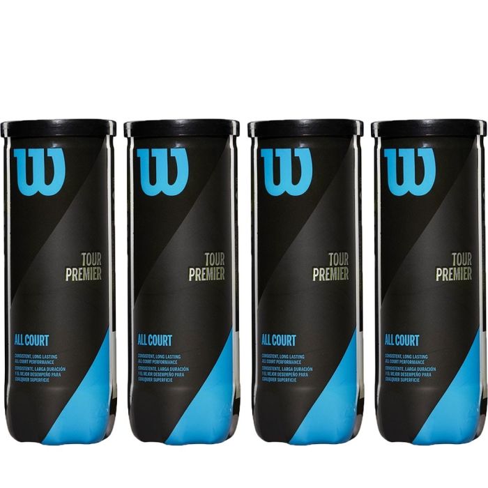 Wilson Tour Premier Balls Dozen (4 Cans) - 1