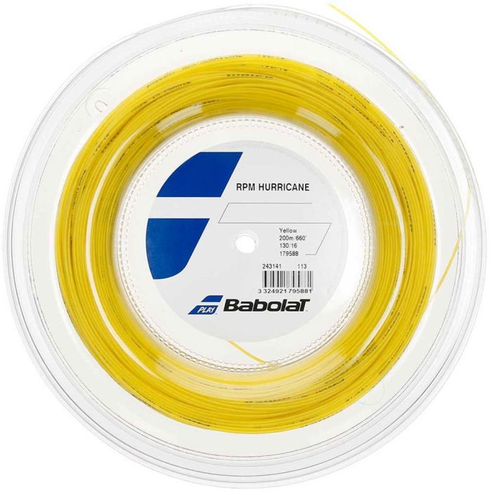 Babolat RPM Hurricane 16 String Reel (200 m) - Yellow - 1