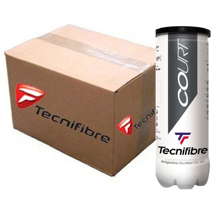 Tecnifibre Court Balls Carton (24 Cans) - 1