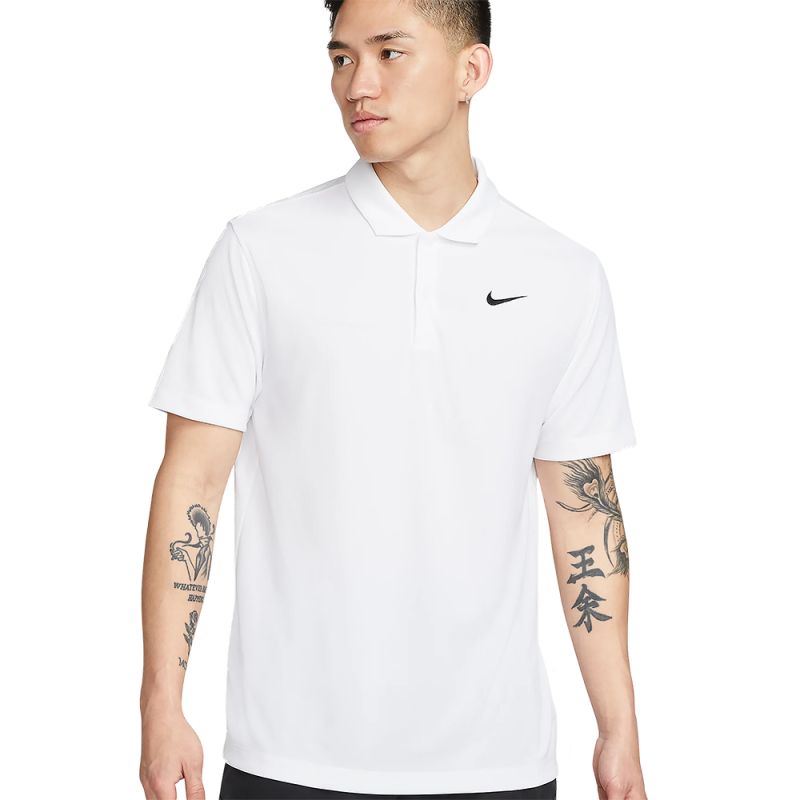 Nike Court Dri Fit Polo Men s T shirt White