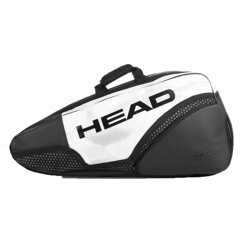 Head Djokovic 9R Supercombi Racquet Bag White Black