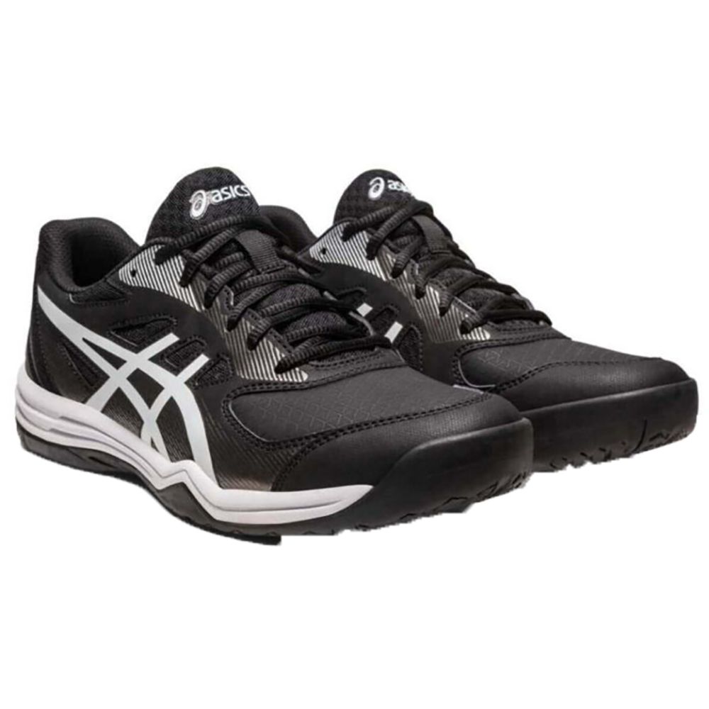 Asics women's gel-resolution 7 le tennis shoes black and silver best sale