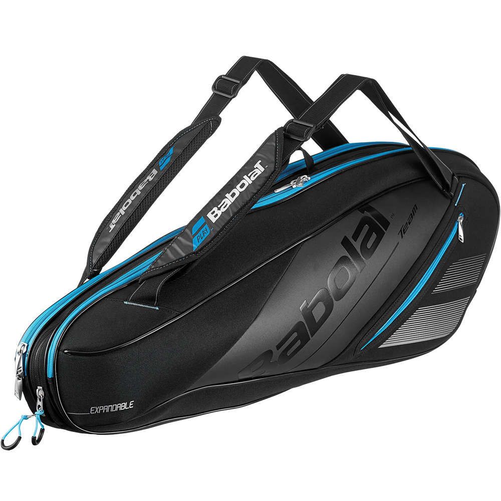 buy Babolat Team Line Expandable 6 Racquet Bag Black Blue online at Best Price in India Tennishub.in