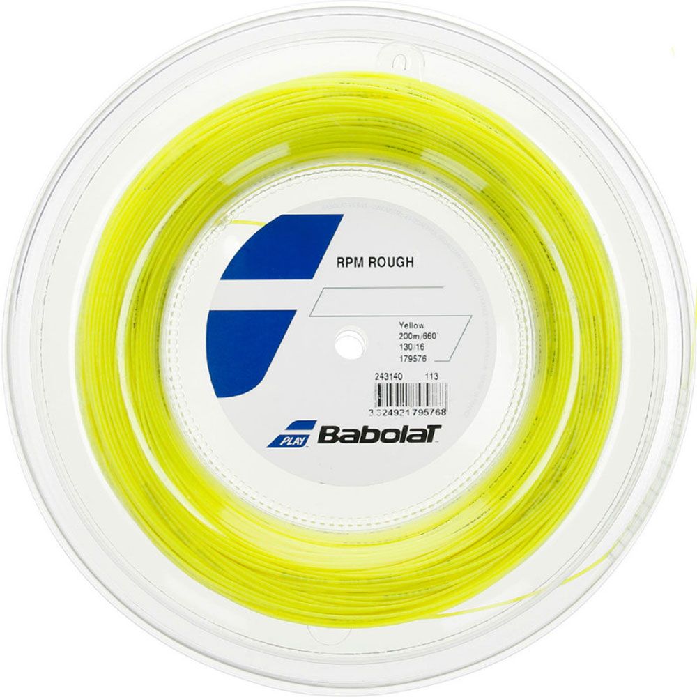 Babolat RPM Blast Rough 16 String Reel (200 m) - Yellow