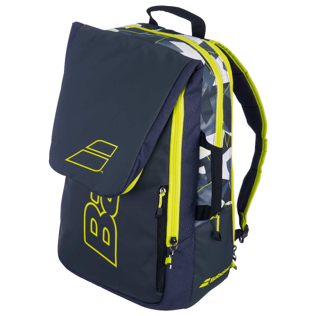 Babolat Pure Aero Backpack Grey Yellow White