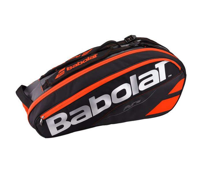 Babolat Pure Line 6 Racquet Bag Black Fluo Red