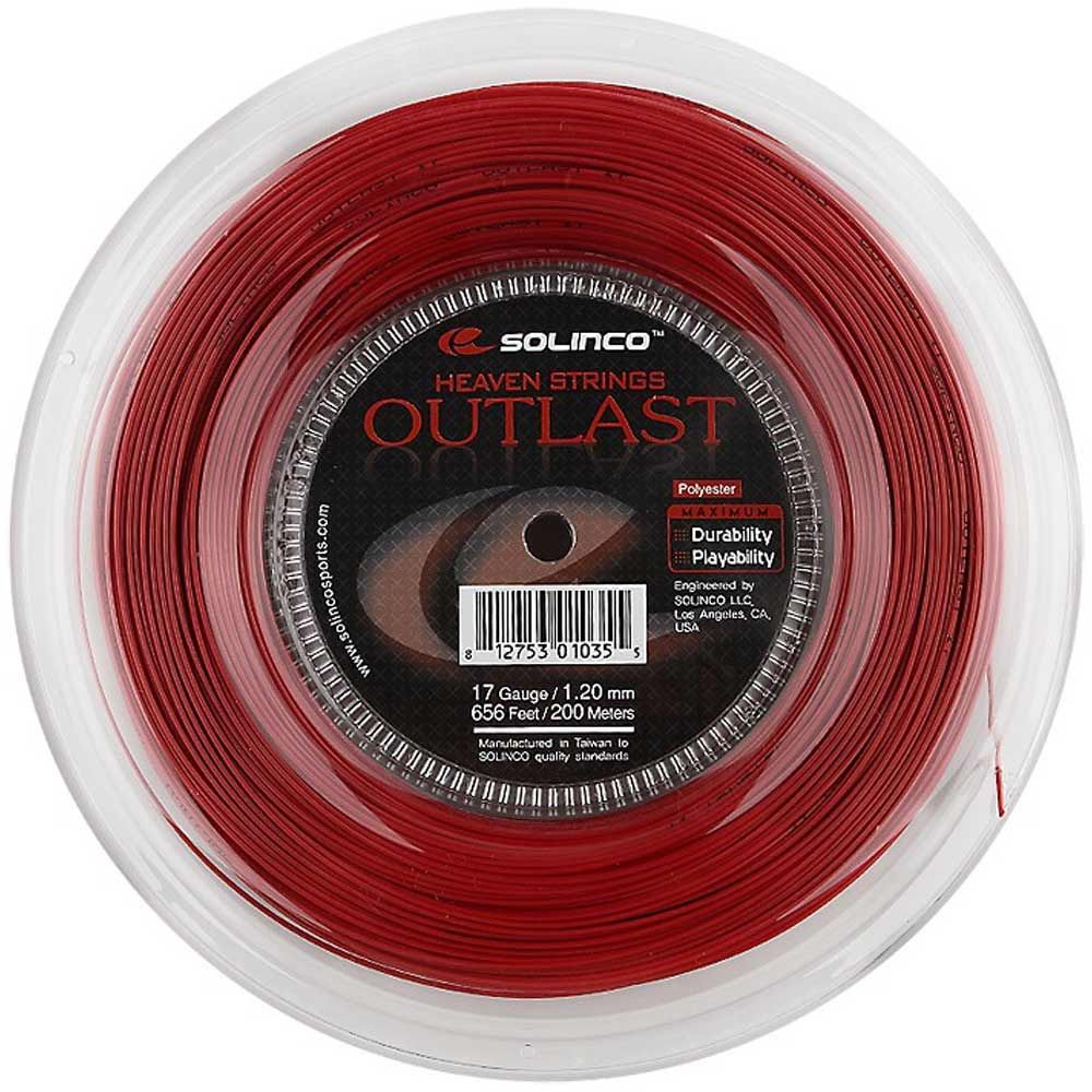 Solinco Outlast 17 String Reel (200 m) - Red