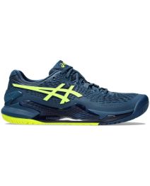 Asics Gel-Resolution 9 Men Shoe - Mako Blue-Safety Yellow