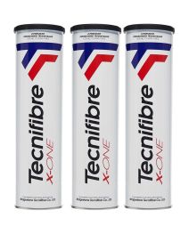 Tecnifibre X-One Balls Dozen (3 Cans of 4-Ball)