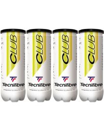 Tecnifibre Club Balls Dozen (4 Cans)