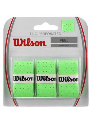 Wilson Pro Perforated Overgrip (3 pcs) - Green