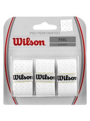Wilson Pro Perforated Overgrip (3 pcs) - White