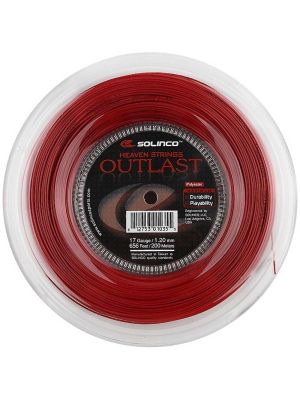 Solinco Outlast 17 String Reel (200 m) - Red