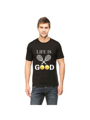 Life Is Good Men's T-Shirt - Black