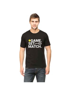 Game Set Match Men's T-Shirt - Black