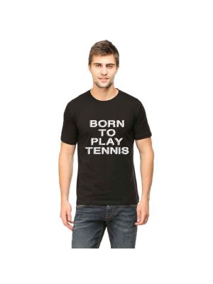 Born To Play Tennis Men's T-Shirt - Black