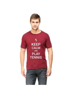 Keep Calm And Play Tennis Men's T-shirt - Red