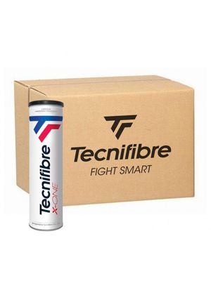 Tecnifibre X-One Balls Carton (24 Cans of 4-Ball)