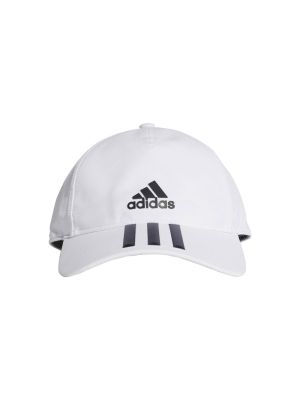 Adidas Six-Panel 3-Stripes Climalite Cap - White