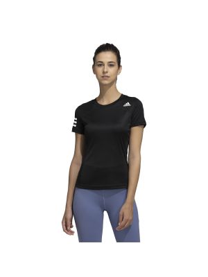 Adidas Round Neck Women's T-Shirt - Black & White