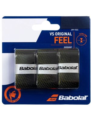 Babolat VS Grip Original Overgrip - Black & Fluo Yellow