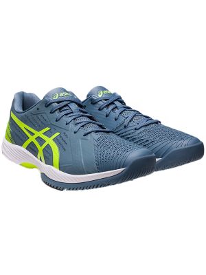 ASICS Solution Swift FF Men's Shoe - Steel Blue & Hazard Green