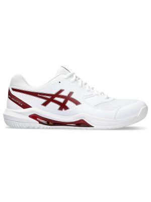 ASICS GEL-DEDICATE 8 MEN SHOE - WHITE/ANTIQUE RED