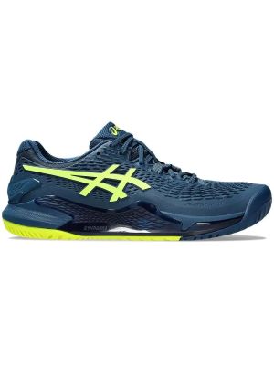 Asics Gel-Resolution 9 Men Shoe - Mako Blue-Safety Yellow