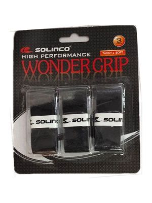 Solinco Wonder Overgrip Pack of 3 - Black