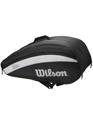 Wilson Federer Team 12 Racquet Bag - Black