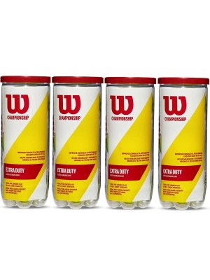 Wilson Championship Balls Dozen (4 Cans)