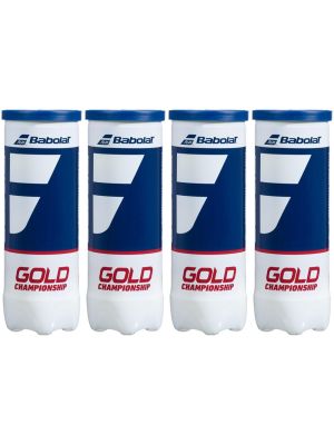 Babolat Gold Championship Balls Dozen (4 Cans)